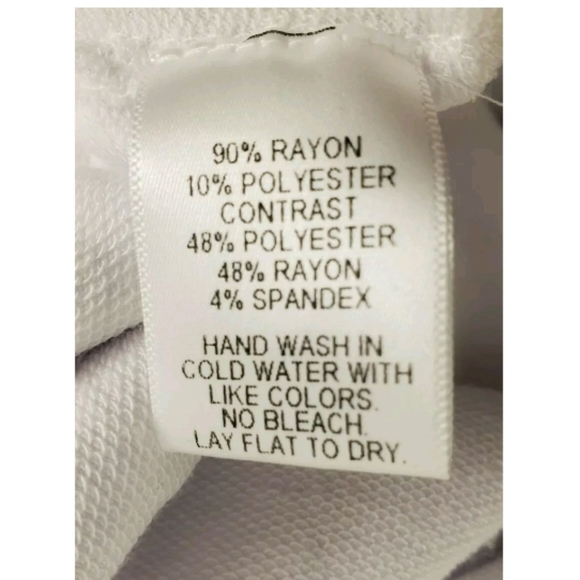 Harlowe & Graham White Knit Mesh Bomber Jacket M - Picture 5 of 6